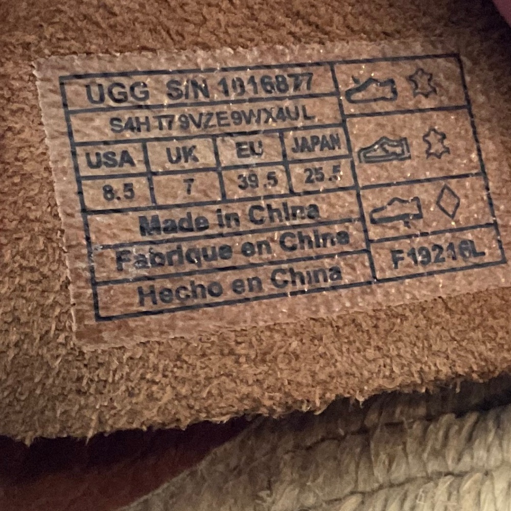 UGG Mila Gladiator Espadrille Leather Sandal Brown Size 8.5 - Picture 5 of 5